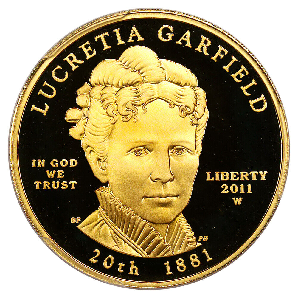 2011-W Lucretia Garfield $10 PCGS Proof 68 DCAM