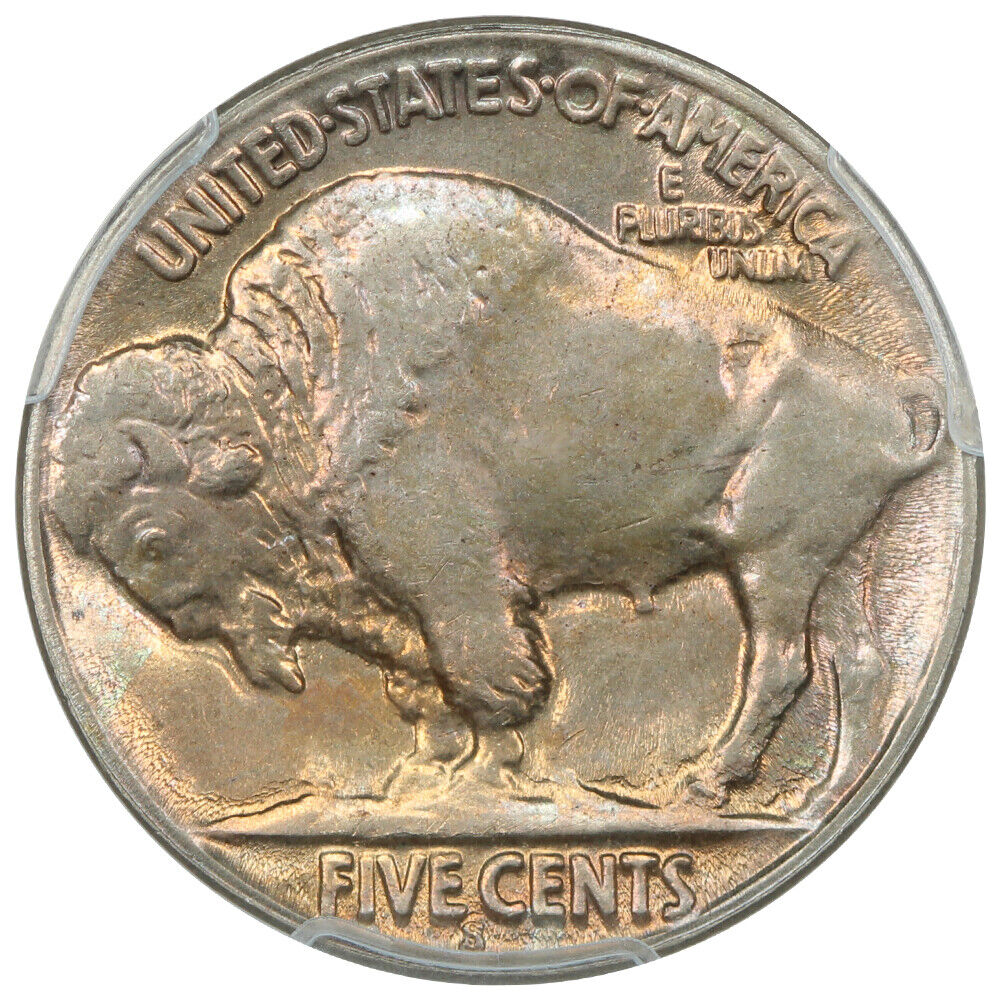 1919-S 5C PCGS/CAC MS64+ - Buffalo Nickel - Scarce S-Mint Buffalo