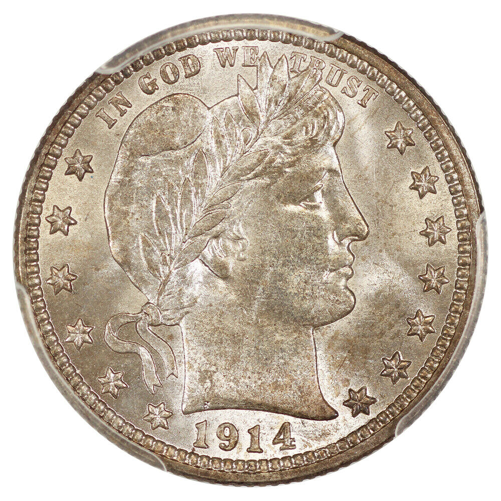 1914-D 25C PCGS/CAC MS67