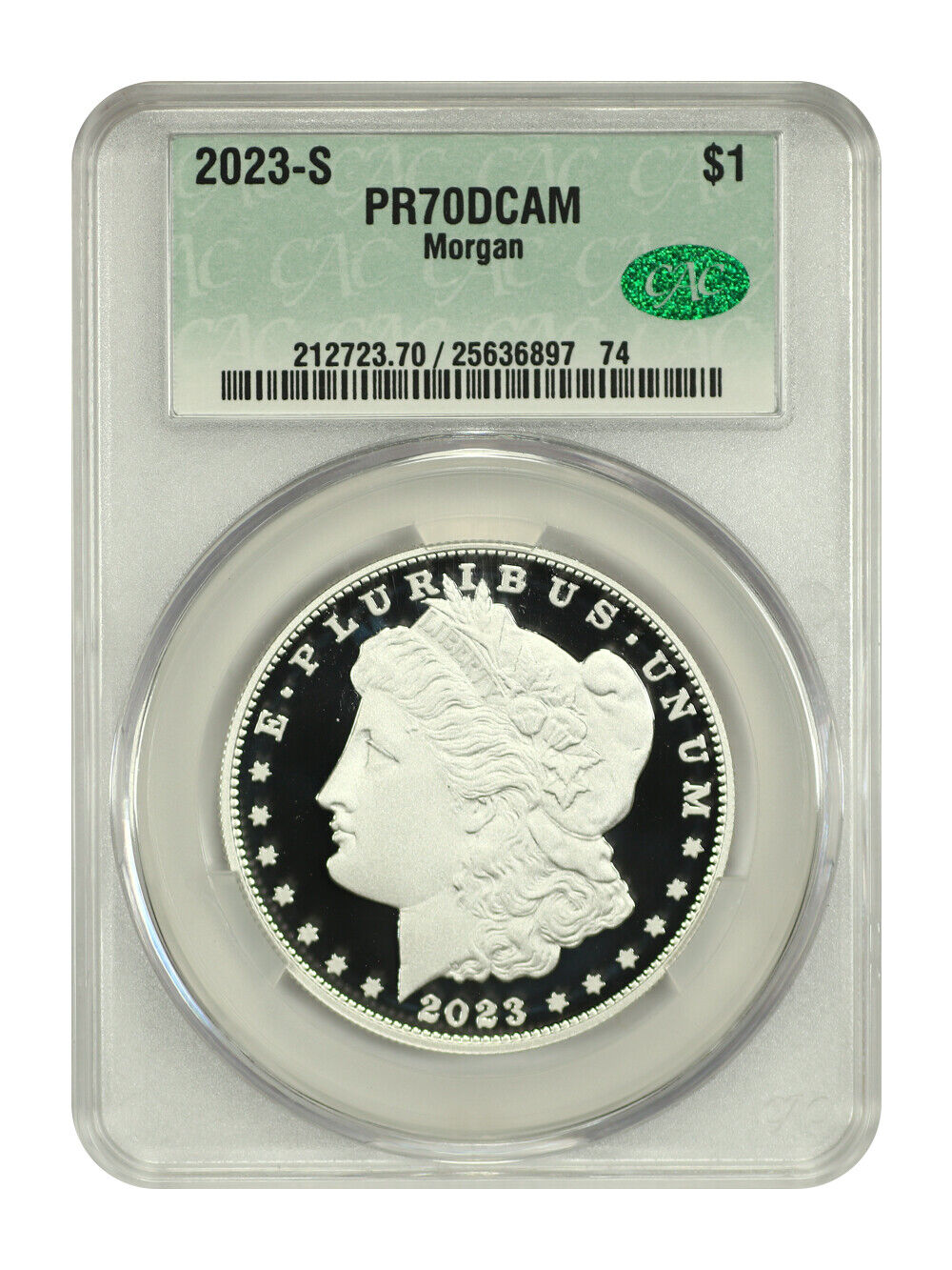 2023-S $1 Morgan Dollar CACG PR70DCAM - $1 (Silver)