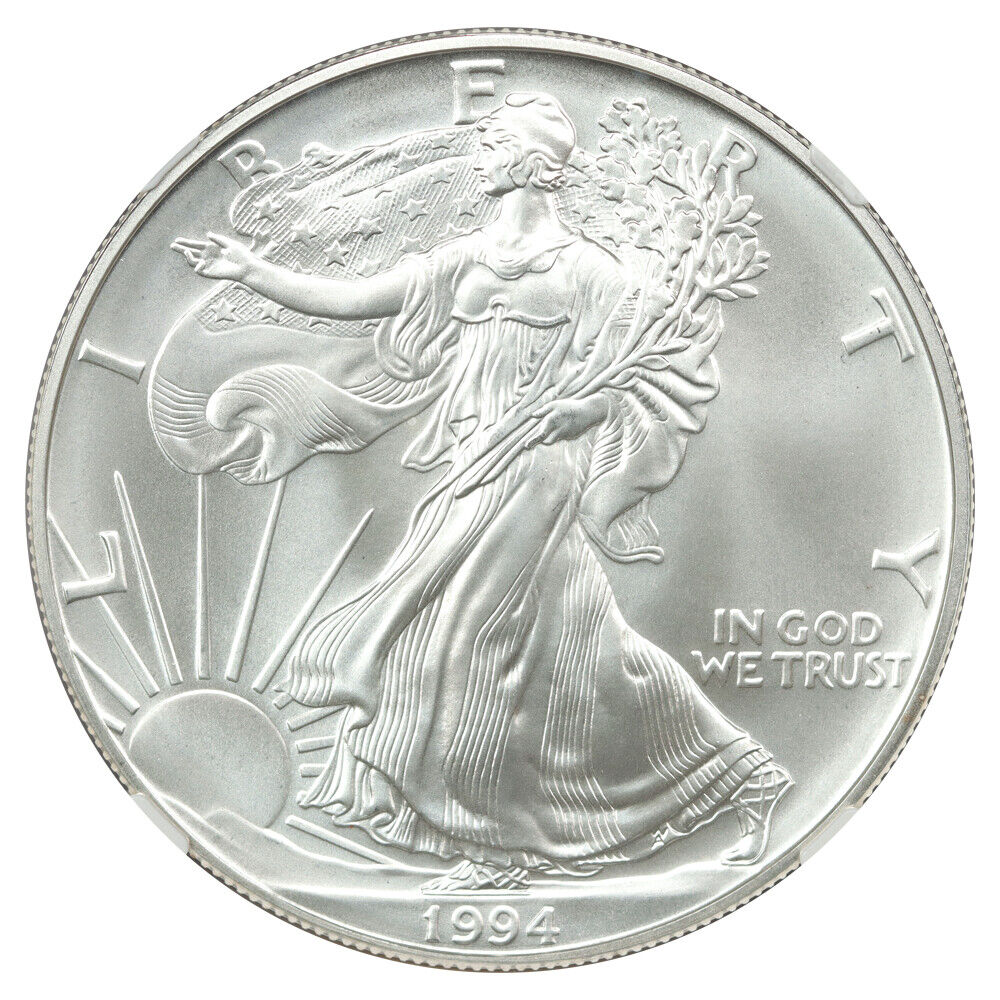 1994 $1 Silver Eagle NGC MS70 - Silver Eagles