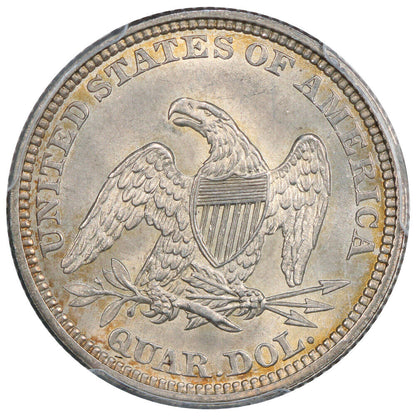 1860 25C PCGS MS65 ex: D.L. Hansen