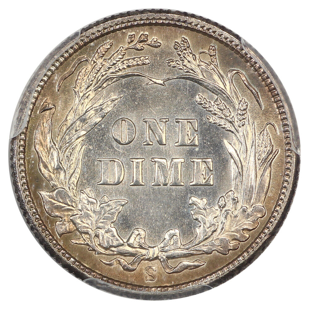 1904-S 10C PCGS MS63 ex: D.L. Hansen