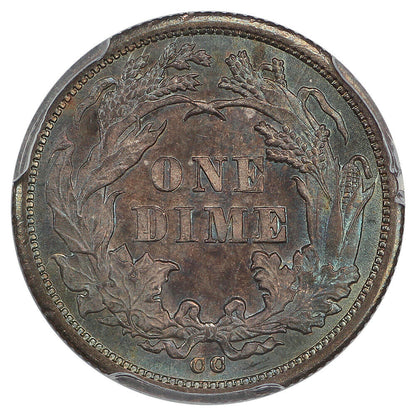 1878-CC 10C PCGS MS66 ex: D.L. Hansen