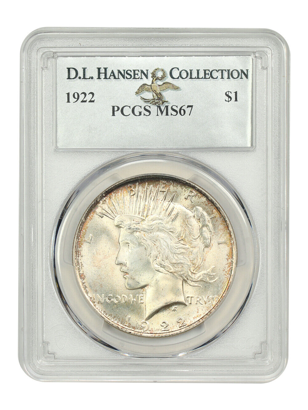 1922 $1 PCGS MS67