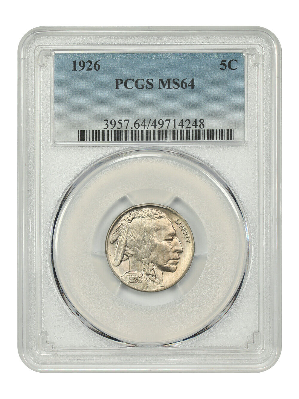 1926 5C PCGS MS64 - Buffalo Nickel