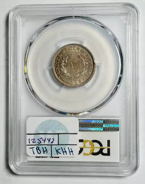 1912 D Liberty Head Nickel PCGS MS-63