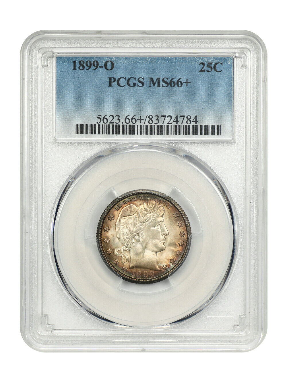 1899-O 25C PCGS MS66+