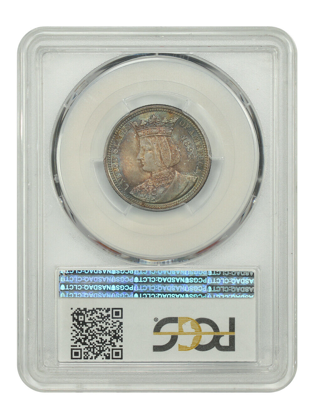 1893 25C Isabella PCGS/CAC MS66+ ex: Paul Denby - Classic Silver Commemorative