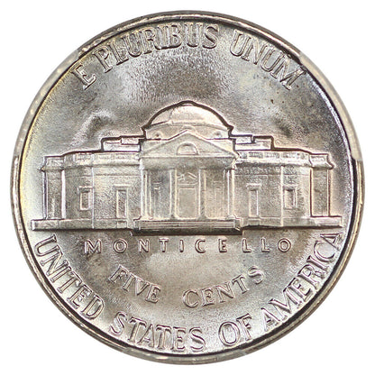 1939 5C PCGS MS67 (Reverse of 1940) - Jefferson Nickel