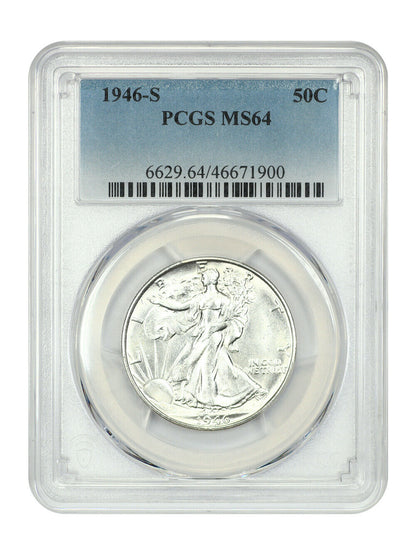 1946-S 50C PCGS MS64