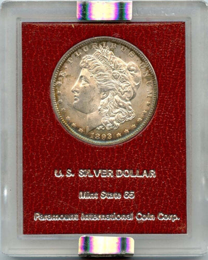 1893 Morgan Dollar S$1 NGC MS63 Paramount