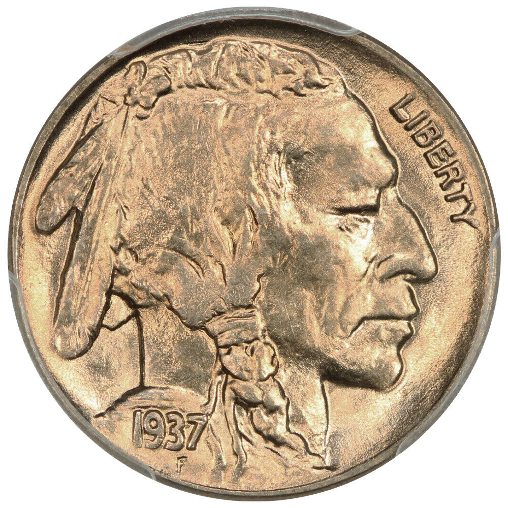 1937-D 5C CACG MS67 - Buffalo Nickel