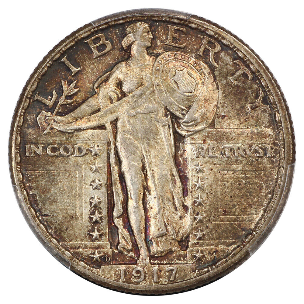 1917-D 25C PCGS MS64FH (Type 2) - Standing Liberty Quarter