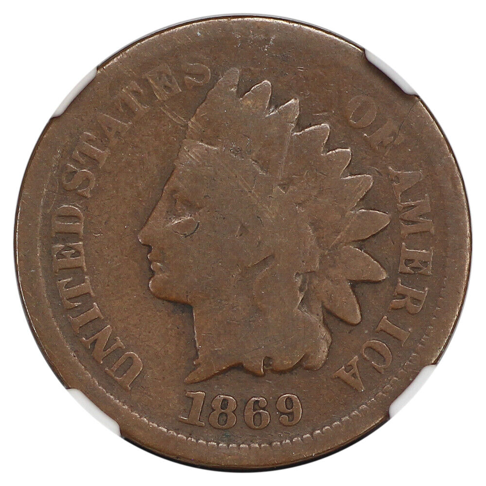 1869 1C NGC Good 04 - Indian Cent - Scarce Date