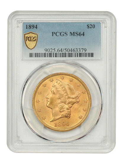 1894 $20 PCGS MS64 - Liberty Head $20