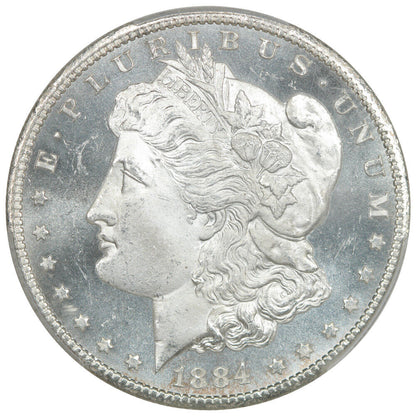 1884-CC $1 PCGS/CAC MS64+PL - Morgan Dollar