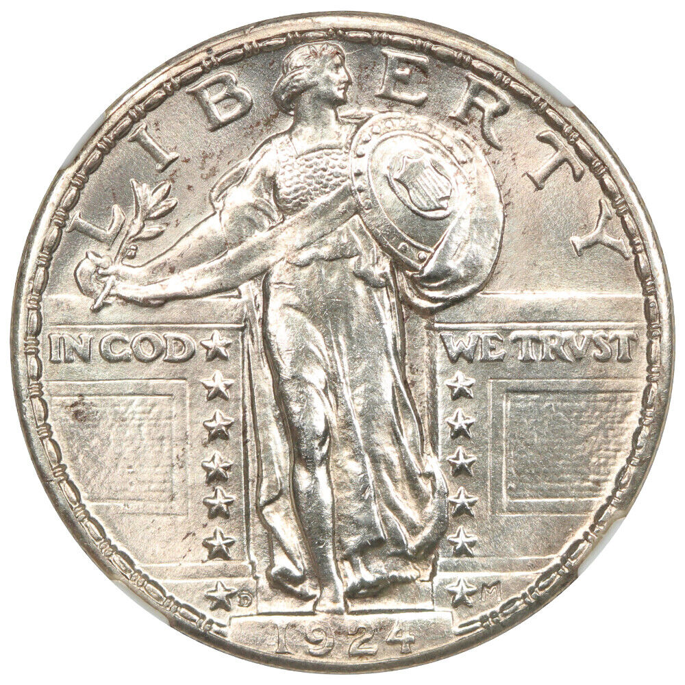 1924-D 25C NGC MS65FH - Standing Liberty Quarter