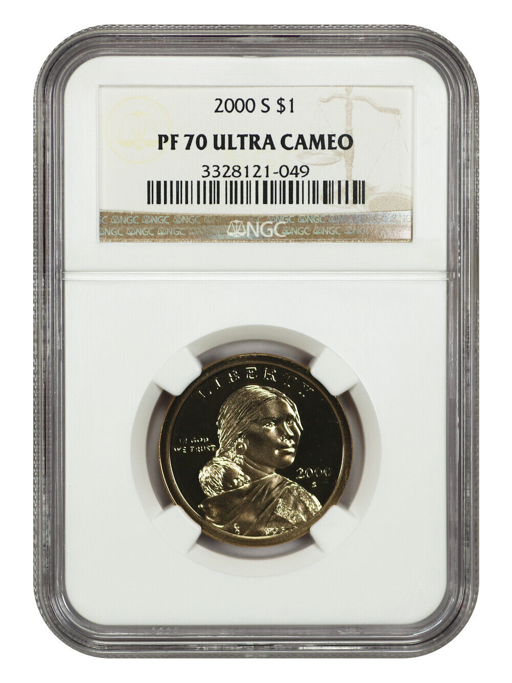 2000-S SAC$1 NGC PR70DCAM - Sacagawea Dollar