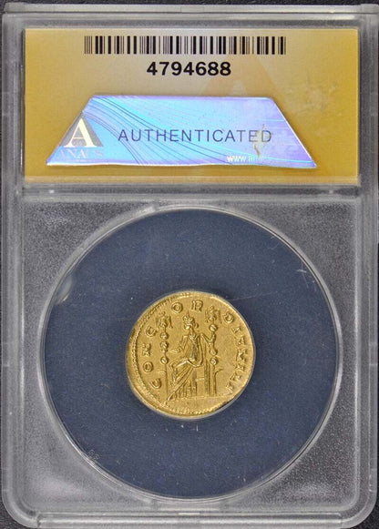 Aurelian 270-275 AD Roman Aureus ANACS AU50