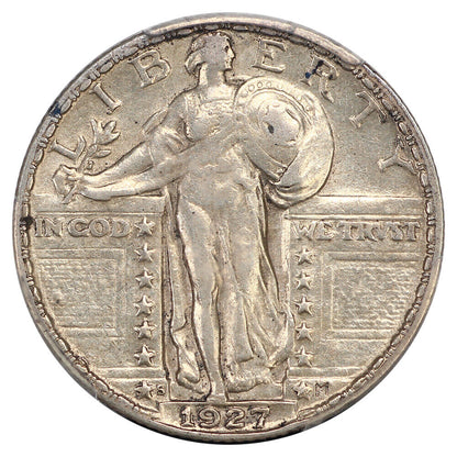1927-S 25C PCGS AU50 - Standing Liberty Quarter - Key Date
