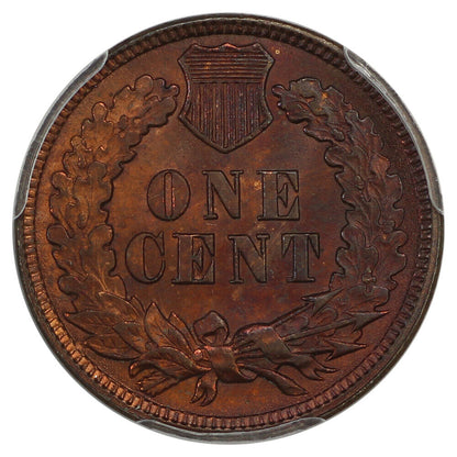 1890 1C PCGS MS65RB - Indian Cent