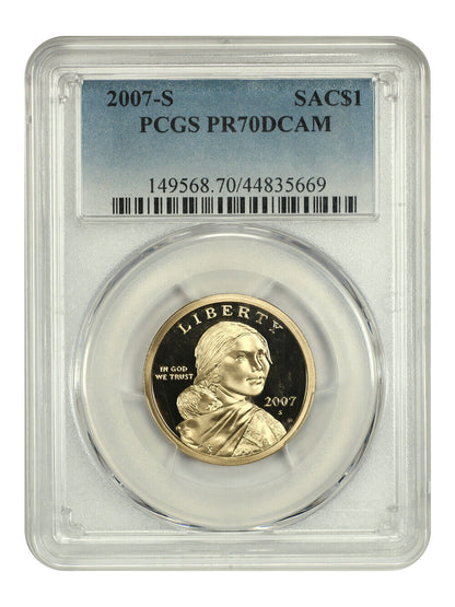 2007-S SAC$1 PCGS PR70DCAM - Sacagawea Dollar