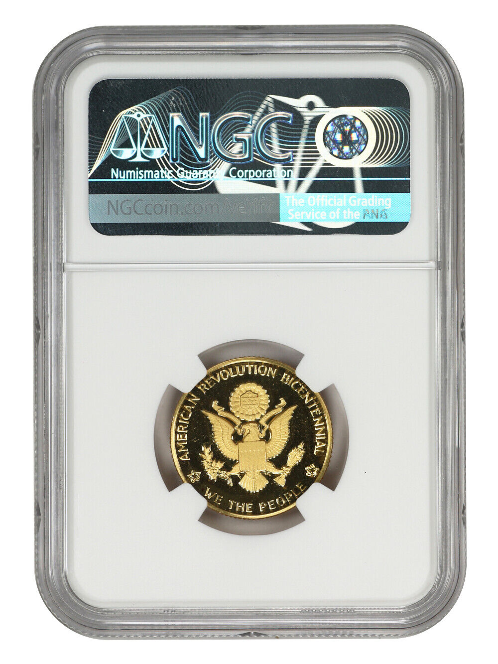 1976 National Bicentennial Gold Medal NGC PR68DCAM (SWO-52ID, 23mm)