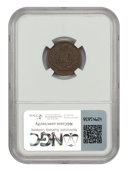 1869 1C NGC VF35BN - Indian Cent - Scarce Date