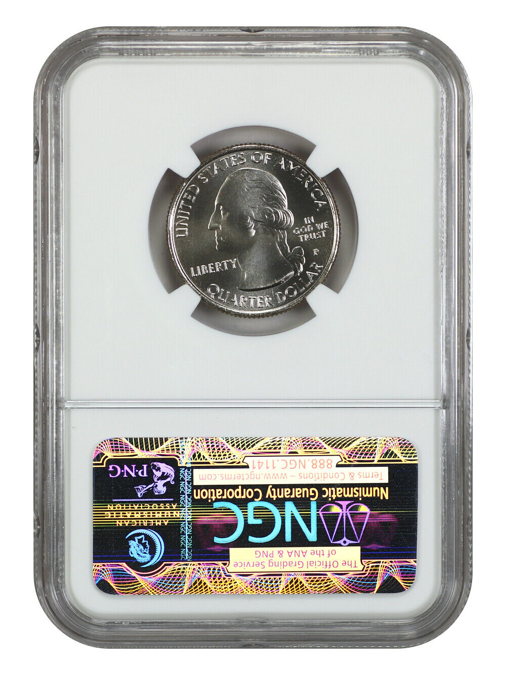 2014-P 25C Great Smoky Mtns NP NGC MS68 - Type 1 - Clad