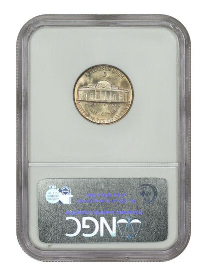 1944-D 5C NGC MS66 5FS - Jefferson Nickel