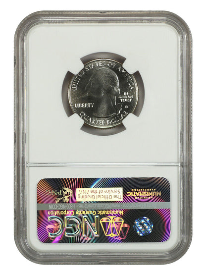 2017-D 25C Effigy Mounds NP NGC MS67PL - Type 1 - Clad