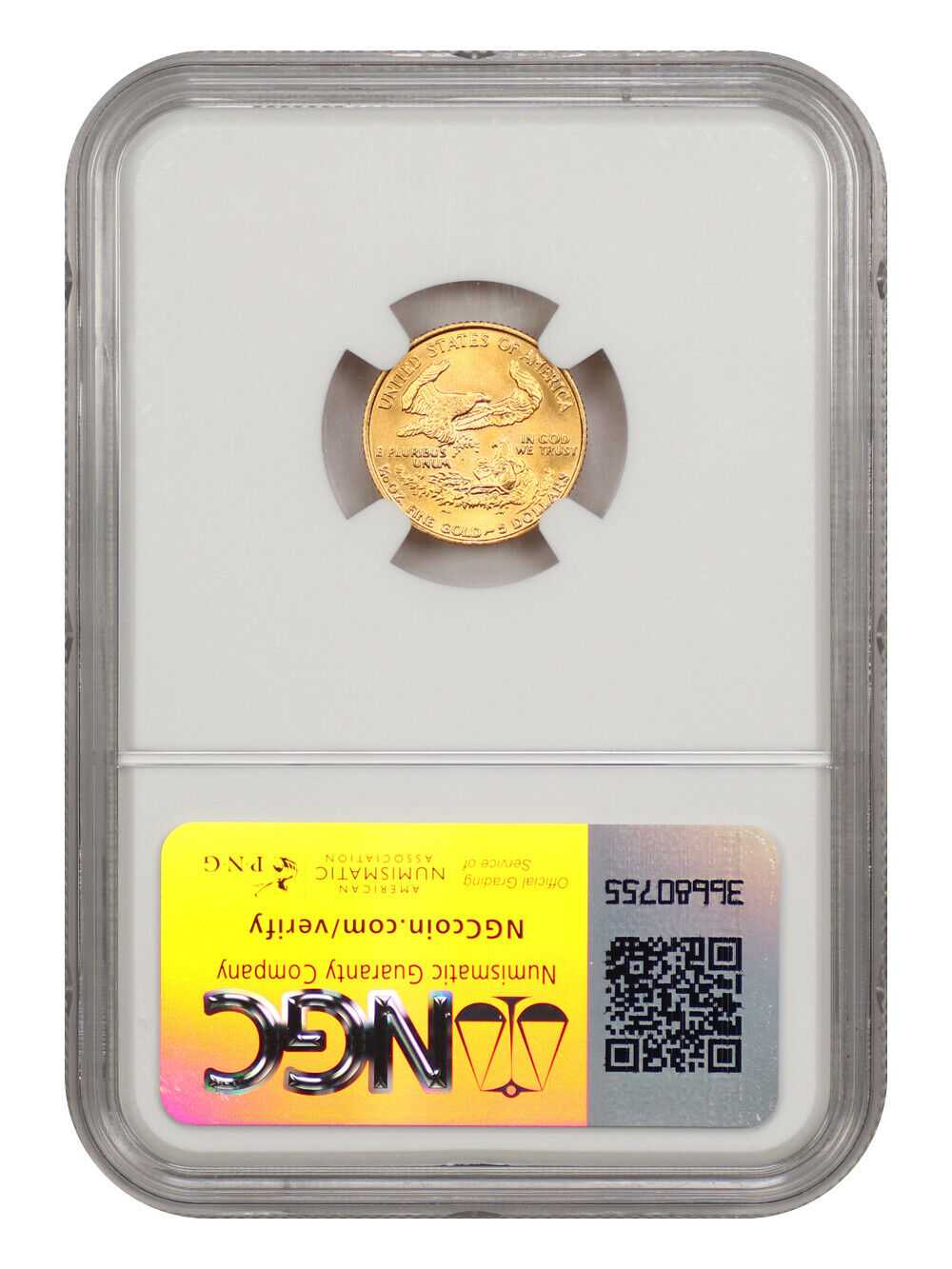 1987 $5 Gold Eagle NGC MS70