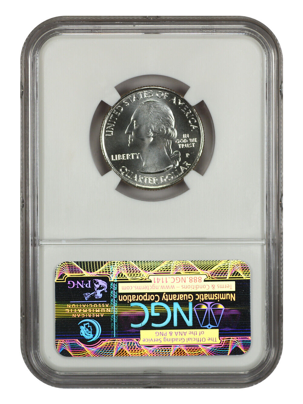 2013-P 25C Perry's Memorial NP NGC MS68 - Type 1 - Clad