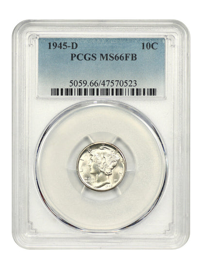 1945-D 10C PCGS MS66FB