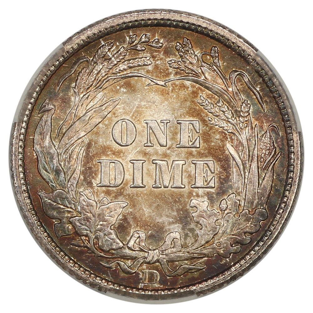 1909-D 10C CACG MS66 ex: D.L. Hansen - Barber Dime