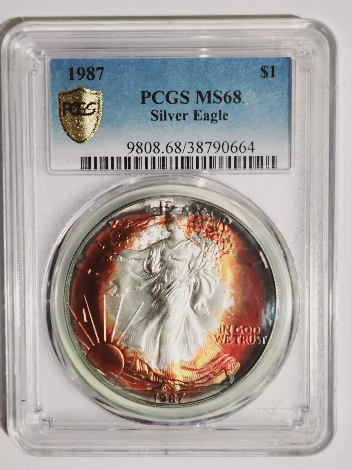 1987 P Silver Eagles PCGS MS-68 Silver Eagle