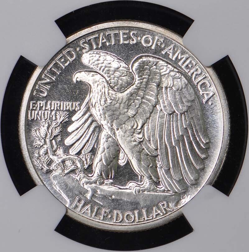 1942 Walking Liberty Half Dollar 50C NGC PR68