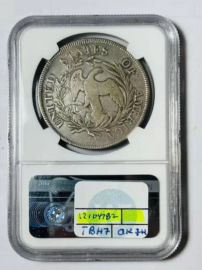 1796 P Silver Dollars Draped Bust NGC F-15