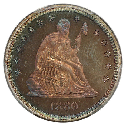 1880 25C PCGS PR68 ex: D.L. Hansen