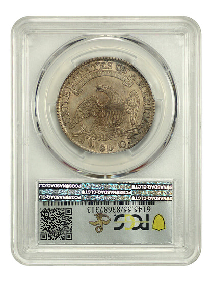 1827 50C PCGS AU55 (Curl Base 2) ex: D.L. Hansen