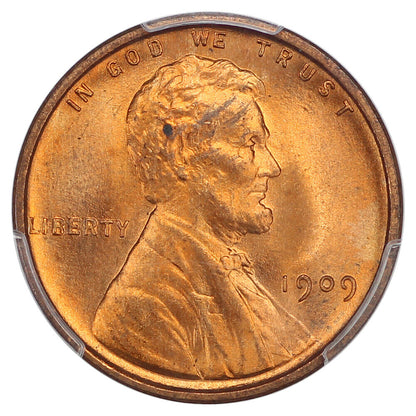 1909 VDB 1C PCGS MS65RD - Lincoln Cent (Wheat Reverse)