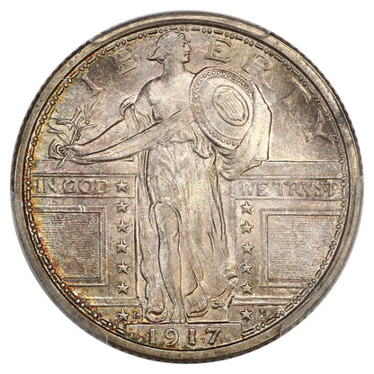 1917-D 25C PCGS MS67FH (Type 1) ex: D.L. Hansen