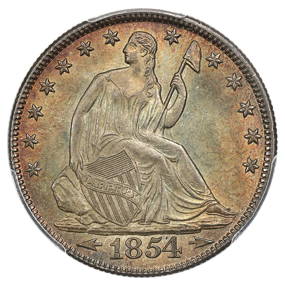 1854-O 50c PCGS MS66 (Arrows) ex: D.L. Hansen