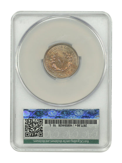 1912 5C CACG MS66+ ex: D.L. Hansen - Liberty Nickel