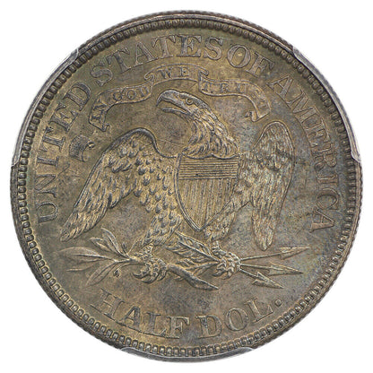 1867 50c PCGS MS65 ex: D.L. Hansen