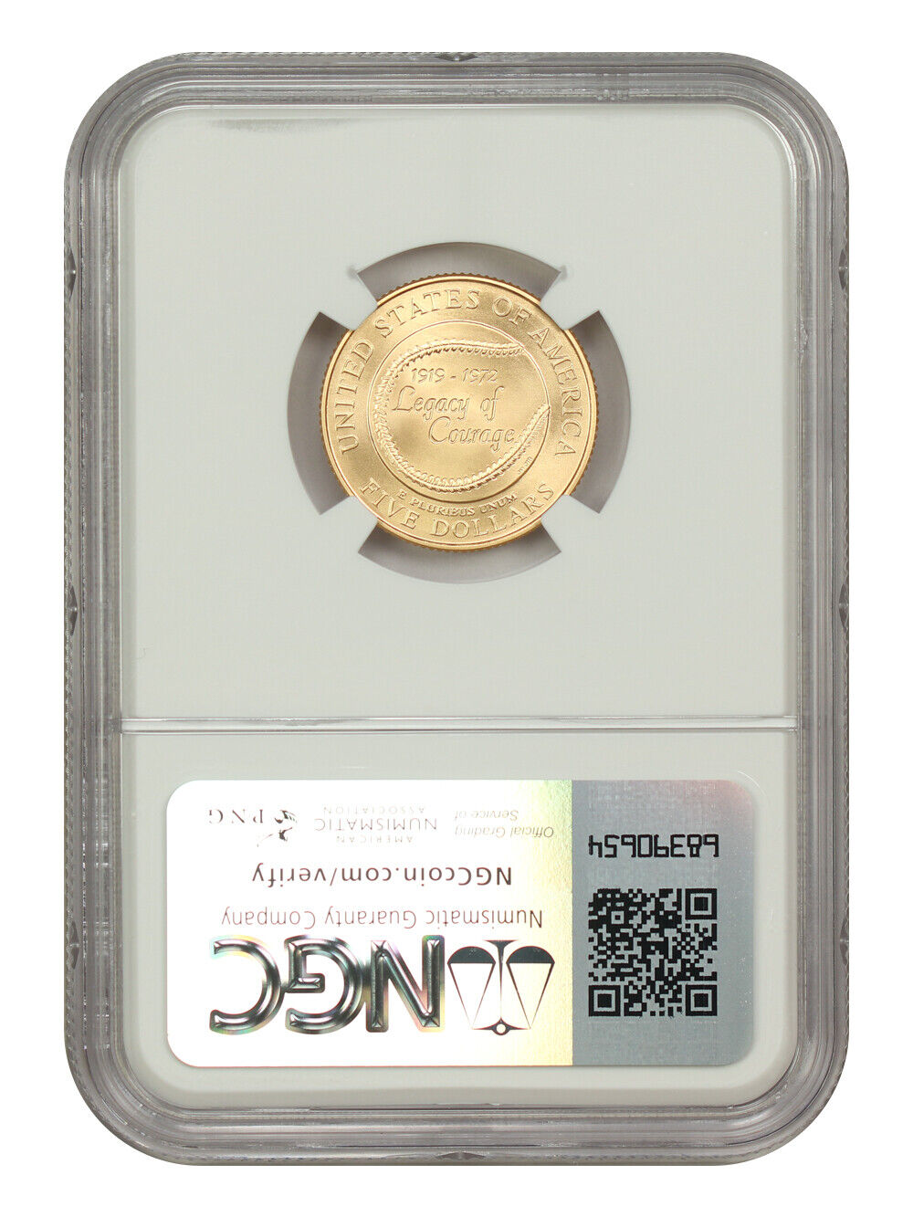 1997-W $5 Jackie Robinson NGC MS70 - $5 Modern Gold Commemoratives