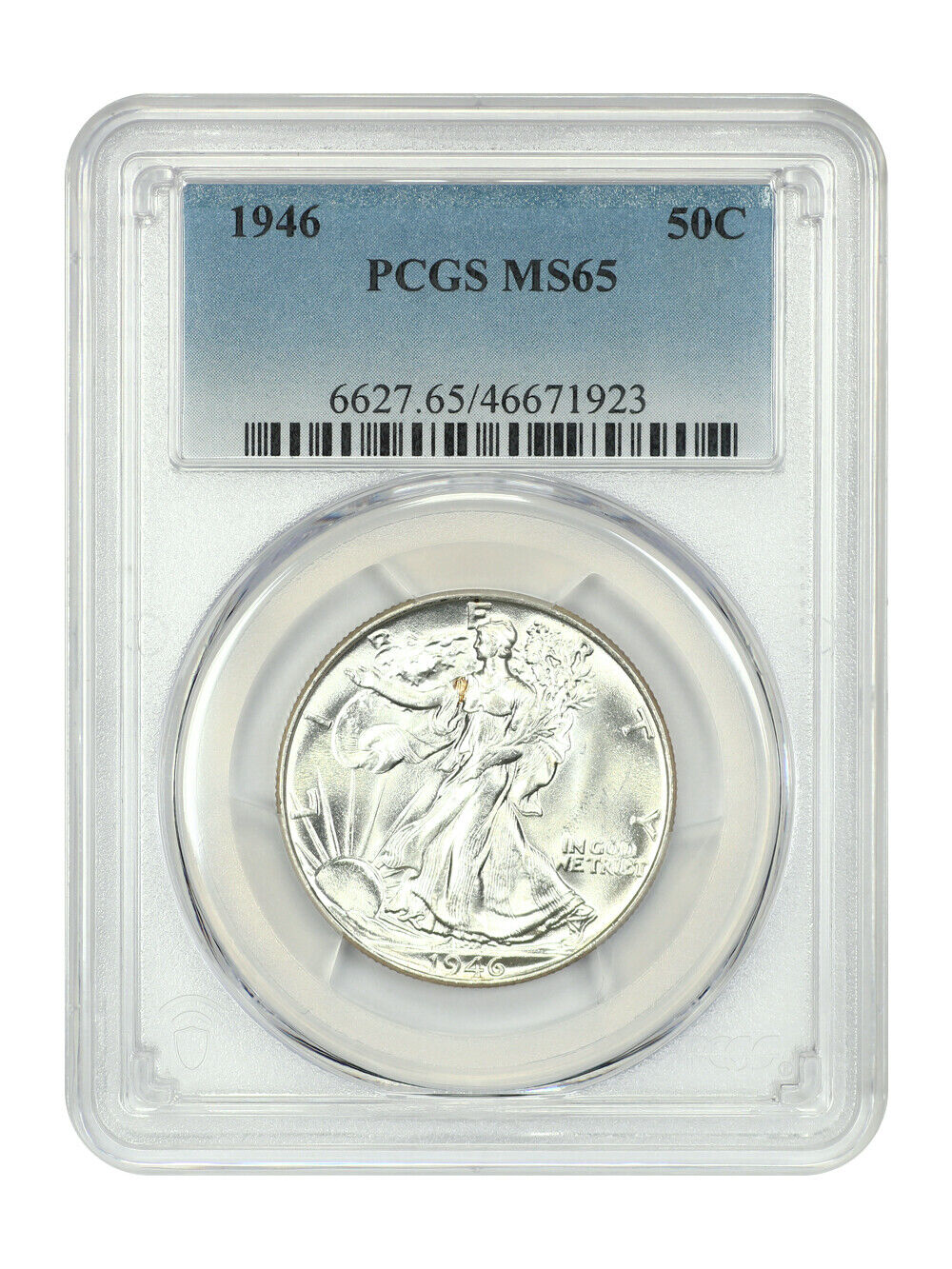 1946 50C PCGS MS65