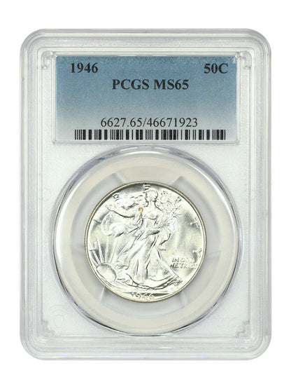 1946 50C PCGS MS65