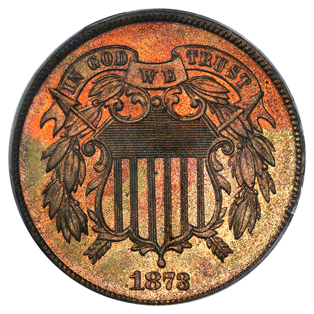 1873 2C PCGS PR65RB (Closed 3)